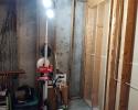 basement remodel before