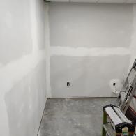 basement remodel during